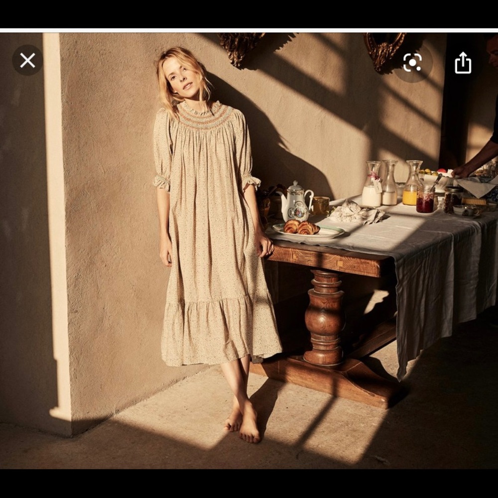 Doen Whisper Dress Mustard California Wildflower
